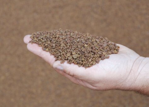 Lapillo vulcanico per edilizia, struttura porosa e leggera